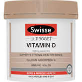 Swisse Ultiboost Vitamin D 400 capsules